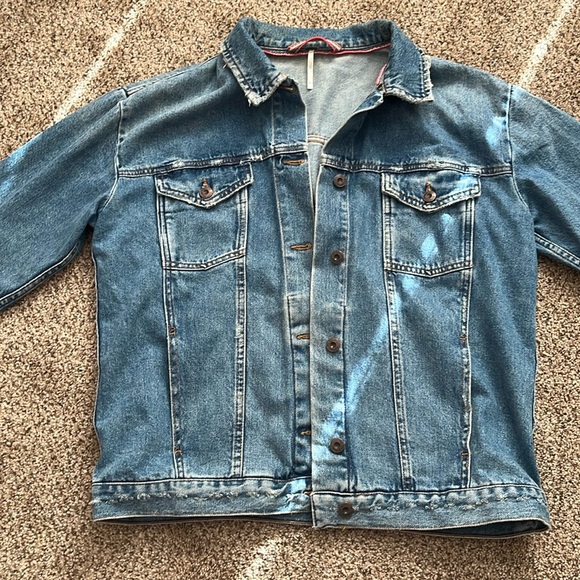Free People Jean Jacket size Smalll - Picture 1 of 6